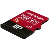 Patriot EP Series 1 TB microSDXC, Tarjeta de memoria rojo/Negro
