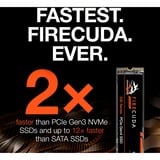 Seagate FireCuda 530 M.2 2000 GB PCI Express 4.0 3D TLC NVMe, Unidad de estado sólido 2000 GB, M.2, 7300 MB/s