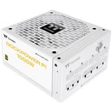 Thermaltake Dockpower FI 1000W Nieve, Fuente de alimentación de PC blanco