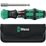 Wera Kraftform Kompakt 28 RA con bolsa, Conjuntos de bits negro/Verde