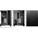 be quiet! Light Base 500 Midi Tower Negro, Cajas de torre negro, Midi Tower, PC, Negro, ATX, micro ATX, Mini-ITX, Acrilonitrilo butadieno estireno (ABS), Vidrio, Acero, Juego