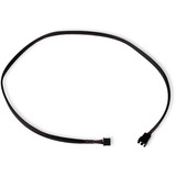 Alphacool Cable de extensión JST aRGB de 3 pines a 3 pines, 60 cm, Cable alargador negro