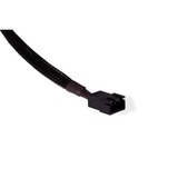 Alphacool Cable de extensión JST aRGB de 3 pines a 3 pines, 60 cm, Cable alargador negro