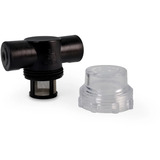 Alphacool Filtro de partículas en línea ES 2x G1/4" hembra, Filtros negro/Transparente