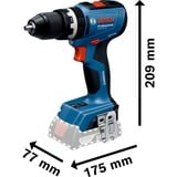 Bosch Taladro atornillador percutor inalámbrico GSB 18V-65 Professional, 18Volt, Taladro/destornillador azul