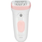 Braun 7500435225151, Depiladora blanco/Rosa