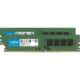 Crucial CT2K8G4DFRA32A módulo de memoria 16 GB 2 x 8 GB DDR4 3200 MHz, Memoria RAM 16 GB, 2 x 8 GB, DDR4, 3200 MHz