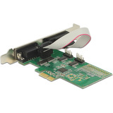 DeLOCK Tarjeta PCI Express x1 a 4 x Serie RS-232, Tarjeta de interfaz 