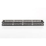 Digitus Panel de parcheo modular de alta densidad, 48 puertos, montaje en rack, apantallado, Patch Panel negro
