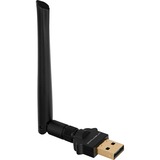 Dream Multimedia Dual Band Wireless USB 2.0 Adapter, Adaptador Wi-Fi negro