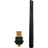 Dream Multimedia Dual Band Wireless USB 2.0 Adapter, Adaptador Wi-Fi negro