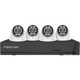 Foscam FNA 108 E T4 2T wh, Conjunto negro/blanco