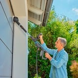 GARDENA Accesorio de cepillo de plato, para limpiador múltiple a batería AquaBrush, Cepillos de lavado gris/Turquesa