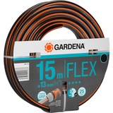 GARDENA Manguera de jardín Flex 15m 1/2 negro/Naranja, 18031-20