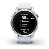 Garmin epix Pro (Gen 2) Standard Edition, SmartWatch blanco/Plateado