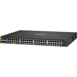 Hewlett Packard Enterprise Aruba 6000 48G Class4 PoE 4SFP 370W Gestionado L3 Gigabit Ethernet (10/100/1000) Energía sobre Ethernet (PoE) 1U, Interruptor/Conmutador Gestionado, L3, Gigabit Ethernet (10/100/1000), Energía sobre Ethernet (PoE), Montaje en rack, 1U