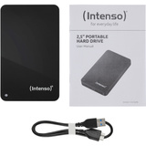 Intenso Disco duro portátil 2.5" 320 GB reacondicionado, Unidad de disco duro negro