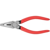 KNIPEX 03 01 140 alicate Alicates de electricista, Alicates combi rojo, Alicates de electricista, 1 cm, Acero, De plástico, Rojo, 14 cm