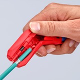 KNIPEX ErgoStrip Azul, Rojo pelacable, Herramienta de pelado / decapado rojo/Azul, 1,3 cm, 8 mm, De plástico, Azul, Rojo, 13,5 cm, 74 g