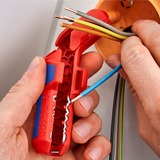 KNIPEX ErgoStrip Azul, Rojo pelacable, Herramienta de pelado / decapado rojo/Azul, 1,3 cm, 8 mm, De plástico, Azul, Rojo, 13,5 cm, 74 g