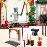 LEGO Templo Ninja del Spinjitzu, Juegos de construcción Juego de construcción, 4 año(s), Plástico, 158 pieza(s), 537 g