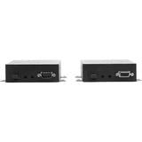 Lindy Extensor KVM de fibra óptica 300m, Alargador de HDMI negro