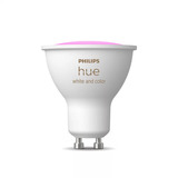 Philips Hue Hue White and Color ambiance GU10 Punto de iluminación inteligente 4,2 W, Lámpara LED Punto de iluminación inteligente, Blanco, LED, GU10, GU10, Blanco frío, Multi, Blanco cálido