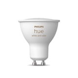 Philips Hue Hue White and Color ambiance GU10 Punto de iluminación inteligente 4,2 W, Lámpara LED Punto de iluminación inteligente, Blanco, LED, GU10, GU10, Blanco frío, Multi, Blanco cálido