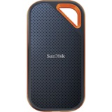 SanDisk Extreme PRO Portable 2000 GB Negro, Unidad de estado sólido negro/Naranja, 2000 GB, USB Tipo C, 3.2 Gen 2 (3.1 Gen 2), 2000 MB/s, Protección mediante contraseña, Negro