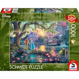 Schmidt Spiele Thomas Kinkade Studios: Disney Dreams Collection - La Princesa y el Sapo, Puzzle 