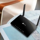 TP-Link Archer MR500 router inalámbrico Gigabit Ethernet Doble banda (2,4 GHz / 5 GHz) 4G Negro Wi-Fi 5 (802.11ac), Doble banda (2,4 GHz / 5 GHz), Ethernet, 3G, Negro, Router de sobremesa
