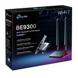 TP-Link Archer TBE550E Interno WLAN / Bluetooth 9300 Mbit/s, Adaptador Wi-Fi Interno, Inalámbrico, PCI Express, WLAN / Bluetooth, 9300 Mbit/s, Negro