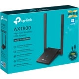 TP-Link Archer TX20U Plus WLAN 1800 Mbit/s, Adaptador Wi-Fi Inalámbrico, USB, WLAN, 1800 Mbit/s, Negro