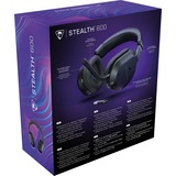 Turtle Beach Stealth 600 Negro PC Auriculares de Juego Inalámbricos con 80hr Batería, Altavoces de 50 mm y Bluetooth para PC, PS5 y PS4, Auriculares para gaming negro, Altavoces de 50 mm y Bluetooth para PC, PS5 y PS4, Inalámbrico, Juego, 20 - 20000 Hz, Auriculares, Negro