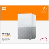 WD My Cloud Home Duo dispositivo de almacenamiento personal en la nube 8 TB Ethernet Blanco, NAS blanco