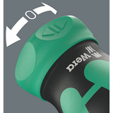 Wera Kraftform Kompakt Stubby Magazin RA 4, Conjuntos de bits negro/Verde