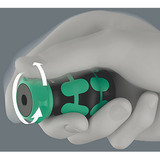 Wera Kraftform Kompakt Stubby Magazin RA 4, Conjuntos de bits negro/Verde