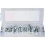 fischer Mini FixTainer PowerFast II - BC, Juego de tornillos plateado