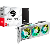 ASRock Radeon RX 9070 STEEL LEGEND OC, Tarjeta gráfica negro