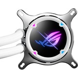 ASUS ROG STRIX LC II 240 ARGB White Edition Procesador Sistema de refrigeración líquida todo en uno 12 cm Blanco 1 pieza(s), Refrigeración por agua blanco, Sistema de refrigeración líquida todo en uno, 12 cm, 137,5 m³/h, Blanco
