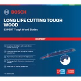 Bosch 2 608 900 406 hoja de sierra de calar, de sierra de marquetería y de sierra recíproca Hoja para sierra recíproca Carburo Hoja para sierra recíproca, Madera, Carburo, Azul, 25 cm, 8 mm