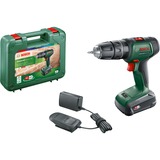 Bosch UniversalImpact 18V 1450 RPM Sin llave 1,3 kg Negro, Verde, Rojo, Taladro/destornillador verde/Negro, Taladro de pistola, Sin llave, 1 cm, 1450 RPM, 3 cm, 1 cm