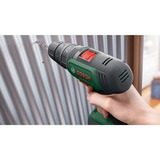 Bosch UniversalImpact 18V 1450 RPM Sin llave 1,3 kg Negro, Verde, Rojo, Taladro/destornillador verde/Negro, Taladro de pistola, Sin llave, 1 cm, 1450 RPM, 3 cm, 1 cm