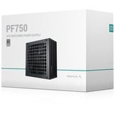 DeepCool PF750 750W, Fuente de alimentación de PC negro