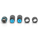 Digitus Acoplador de conexión exterior CAT.6A, IP68, RJ-45, Embrague negro