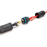 Digitus Acoplador de conexión exterior CAT.6A, IP68, RJ-45, Embrague negro
