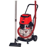 EINHELL Professional TP-VC 36/30 S Auto - Solo, 36Volt (2x18V), Aspiradora en húmedo y en seco rojo/Acero fino