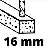 EINHELL TC-ID 1000 E Kit, Taladradora de impacto rojo/Negro