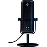 Elgato Wave 3 Negro Micrófono de superficie para mesa negro, Micrófono de superficie para mesa, 70 - 20000 Hz, 24 bit, 96 kHz, Alámbrico, USB