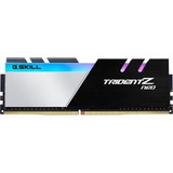 G.Skill Trident Z F4-3200C16Q-32GTZN módulo de memoria 32 GB 4 x 8 GB DDR4 3200 MHz, Memoria RAM negro/blanco, 32 GB, 4 x 8 GB, DDR4, 3200 MHz